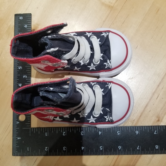 USA Flag toddler Converse All Star - Picture 13 of 13